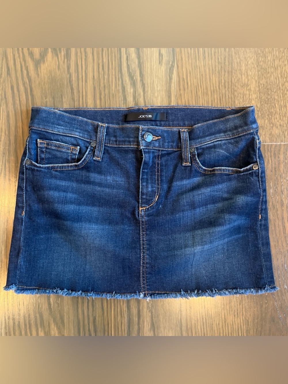 Joe’s Jeans dark blue denim mini skirt 28 NWT